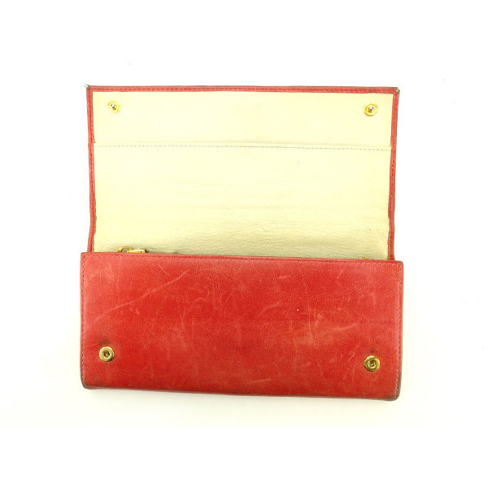 Miu Miu Long Wallet L-Shaped Pink Wallet G988 - image 5